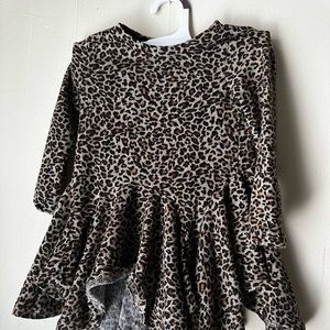 Leopard colored Toddler Dress